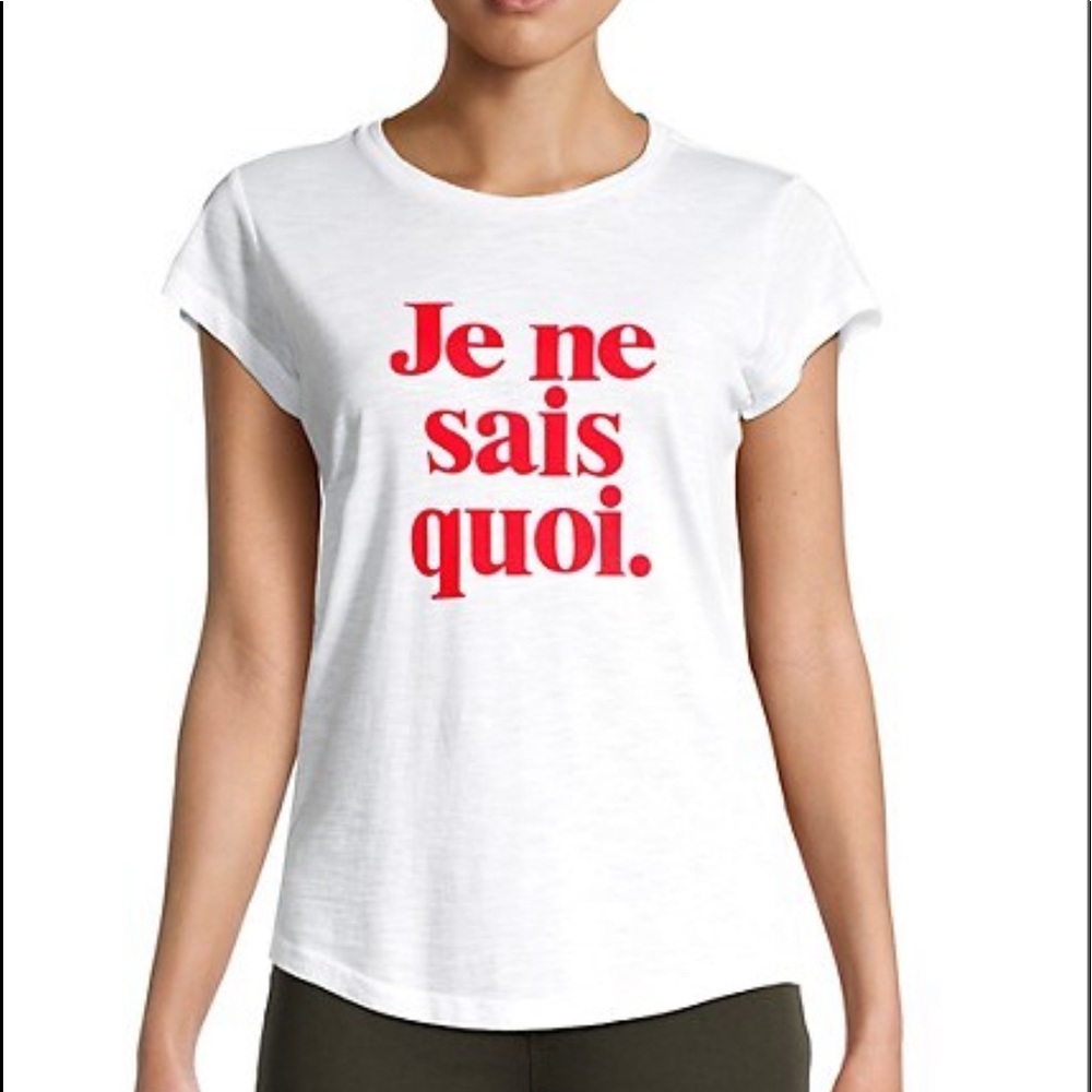 Zadig & Voltaire white skinny Je ne sais quoi t-shirt